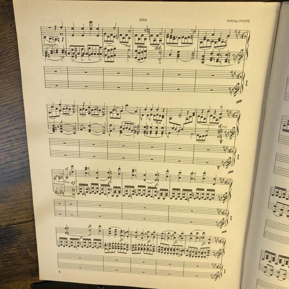Edition Peters Nr 2894 Beethoven Klavier Konzert Opus 37 C moll Ut mineur C mino